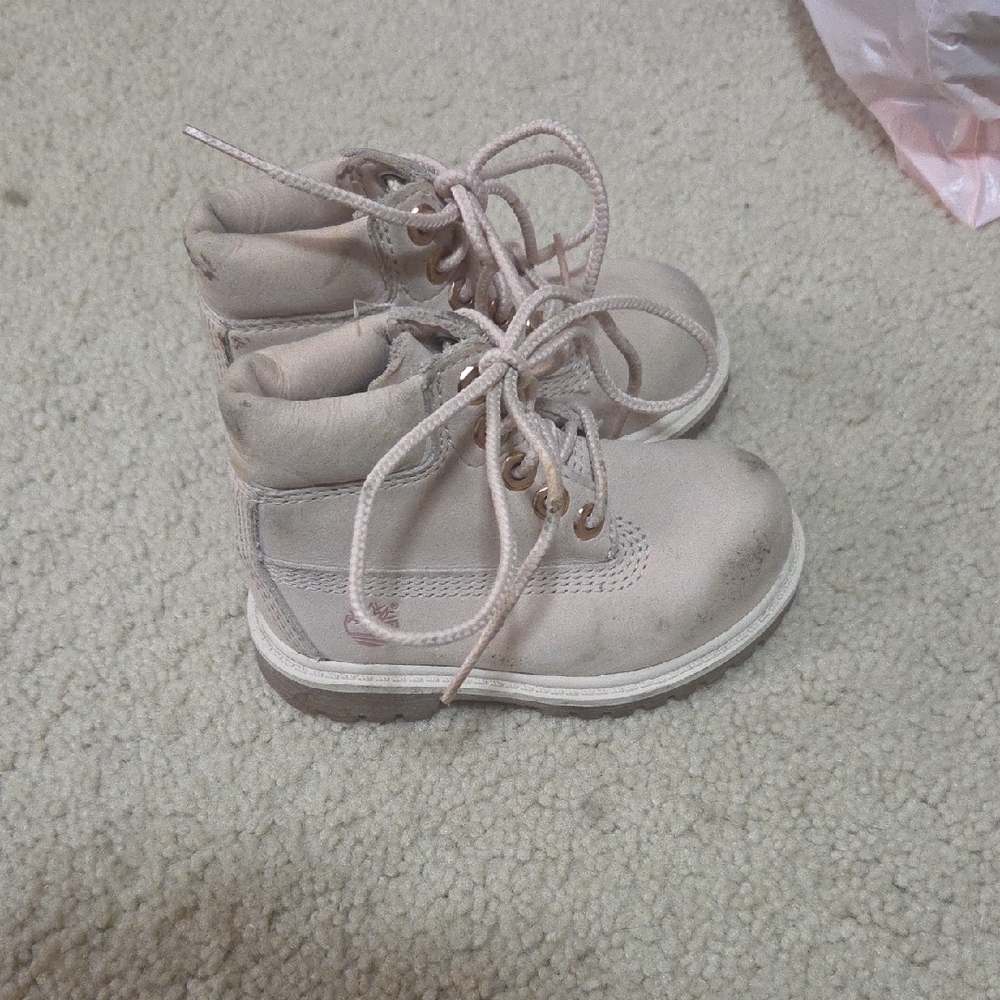 Timberland Kids Cream Sneakers